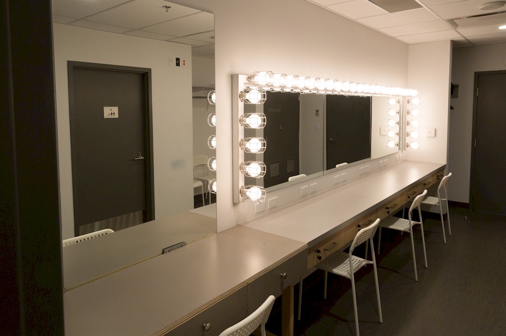 Dressing rooms at the Olympic Village Stage at the BMO Theatre Centre