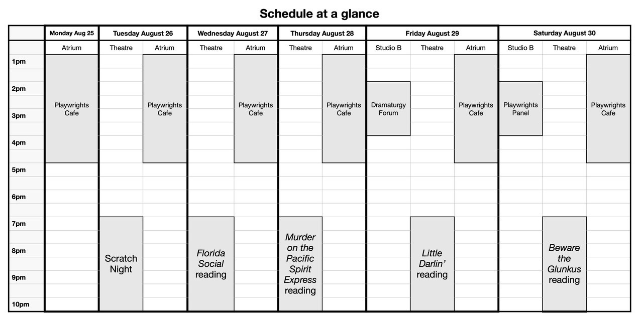 BMO Radar Schedule at a Glance