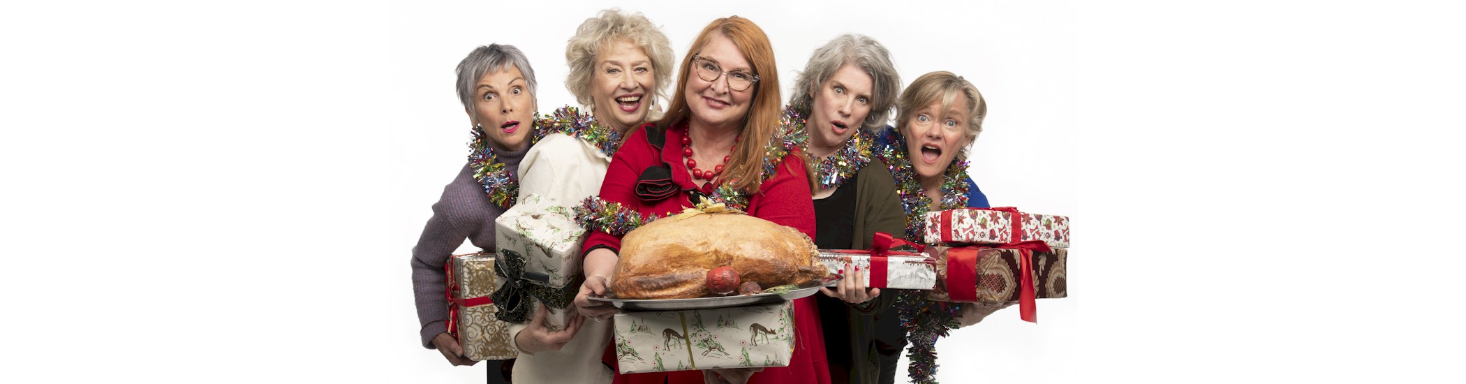 Jill Daum, Barbara Pollard, Deborah Williams, Alison Kelly, and Robin Nichol; photo by David Cooper