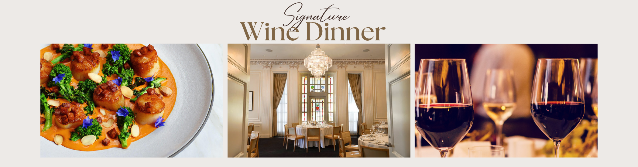 SIGNATURE DINNER AT HAWKSWORTH RESTAURANT