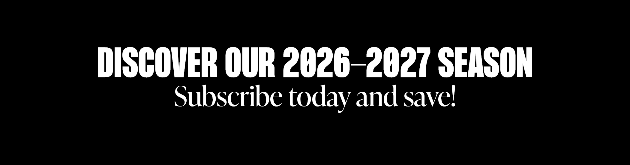 Season Tickets banner