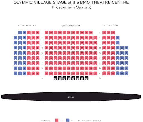Olympic Village Stage Proscenium Seatmap